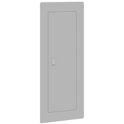 QOCMF54UC – Replacement cover, QO, for 54 space load center, mono flat, combination flush and surface, gray