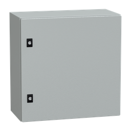 NSYCRN55250P – PanelSeT CRN plain door with mount.plate. H500xW500xD250 IP66 IK10 RAL7035..