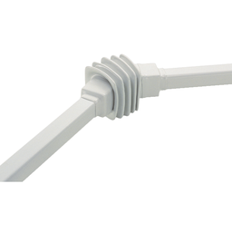 NSYCMUIA50 – Articulated tube joint, square 50 mm, cast steel RAL 7040. For S3CM HMI encl.