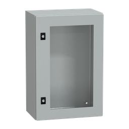 NSYCRN64250T – PanelSeT CRN tspt door w/o mount.plate. H600xW400xD250 IP66 IK08 RAL7035..