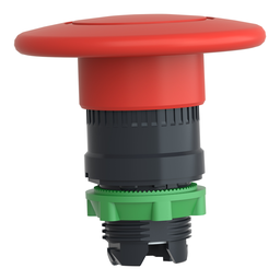 ZB5AX84 – Emergency stop head, Harmony XB5, switching off, plastic, red mushroom 60mm, 22mm, trigger latching push pull