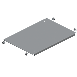 NSYEC64 – Plain cable gland plate, PanelSeT SFN, Spacial SF, for electrical enclosure W600 D400mm, fixed by clips