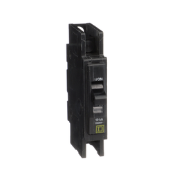 QOUR1155283CCC – Mini circuit breaker, QOU, 15A, 1 pole, 120/240 VAC, 10kA, field reversible lugs, ring terminal, China certified