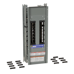 NQ30L1C14 – Panelboard interior, NQ, main lugs, 100A, Cu bus, 30 pole spaces, 1 phase, 3 wire, 240VAC, 48VDC, 14in W