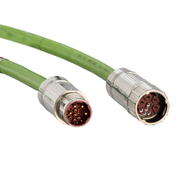 VW3EF143R200 – hybrid cable extension SH3 OMC, 20 m, 4* 1.5mm², 2* M23 conn. QL