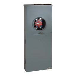 RC816F100CH – Meter mains, Homeline, CSED, ringless socket, 100A, surface mount, maximum 8 spaces, 16 circuits, horn bypass