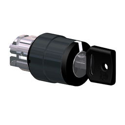 ZB4BG07 – Head for key selector switch, Harmony XB4, Ø22 mm 3 position spring return 455