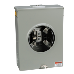 UGHTRS213C – Individual meter socket, ringless socket, horn bypass, 5 jaws no release, OH, UG, 200 A, up to 600 VAC single phase 3W