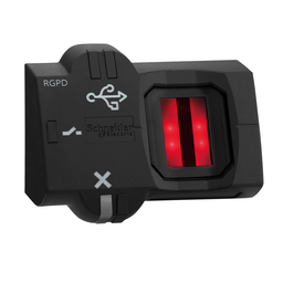 XB5S7B2L2 – Biometric switch monostable RGPD, Harmony XB5S, plastic, 22mm, connection by 2m cable, 24V AC DC