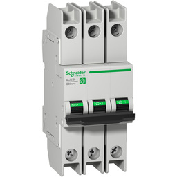 M9F52301 – Miniature circuit breaker (MCB), Multi9 C60BPR, 3P, 1A, C curve, 10kA (UL489), 10kA (IEC/EN 60947-2)