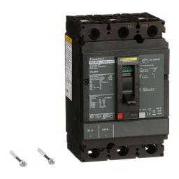HGL36030 – Circuit breaker, PowerPacT H, 30A, 3 pole, 600VAC, 18kA, lugs, thermal magnetic, 80%