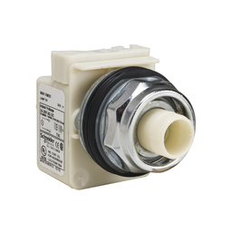 9001KR9P1 – Illuminated push-button head, Harmony 9001K, metal, without mushroom, 30mm, 2 positions, push-pull, 110-120V