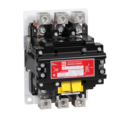 8903SXO2V02 – Contactor, Type S, multipole lighting, electrically held, 300A, 3 pole, 110/120 VAC 50/60 Hz coil, open style