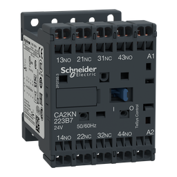 CA2KN223B7 – Control relay, TeSys K, 2 NO   2 NC, lt or eq to 690V, 24VAC coil
