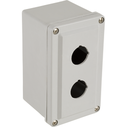 9001SKY2 – Empty enclosure control station, Harmony 9001K, Harmony 9001SK, plastic, 2 cut outs, 30mm, for 3 4 cable entry