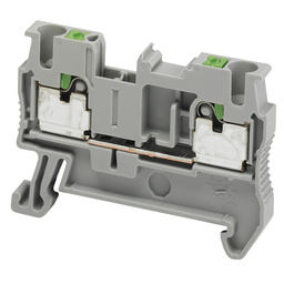 NSYTRP22 – Terminal block, Linergy TR, push-in type, feed through, 2 points, 2.5mm², grey, set of 50