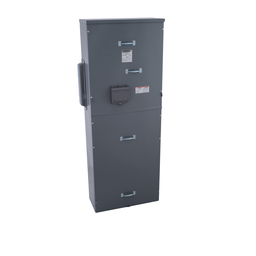 EZM3800CBU – Main circuit breaker unit, EZ Meter-Pak, 800A, 240VAC max, 3ph/4W, 800A bus, 65kA, UG, Type 3R, EUSERC