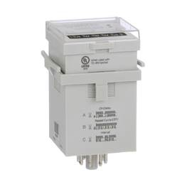 TDRPRO-5102 – Time delay relay, Harmony SE Relays, DPDT, 100ms to 9990hours, 7time scales, 3 functions, socket compatible, 12A, 12…240V AC/DC