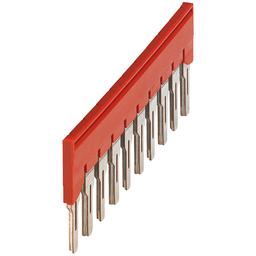 NSYTRAL610 – Plug-in bridge, Linergy TR, 10 points for 6mm² terminal blocks, red, 10 way, set of 10