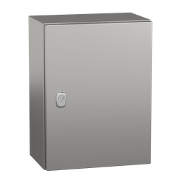 NSYS3X4320 – Wall mounted enclosure, PanelSeT S3X, stainless steel 304L, plain door, 400x300x200mm, IP66