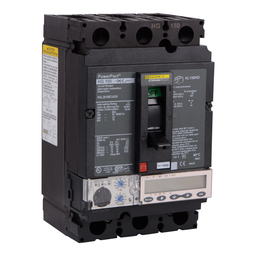 HGL36100U43X – Circuit breaker, PowerPacT H, 100A, 3 pole, 600VAC, 18kA, lugs, Micrologic 5.2A, 80%