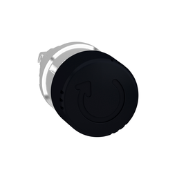 ZB4BS42 – Mushroom push button head 30mm, Harmony XB4, metal, black, 22mm, latching turn realease