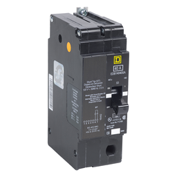 EDB14050SA – Mini circuit breaker, E-Frame, 50A, 1 pole, 277VAC, 25kA max, bolt on, shunt trip