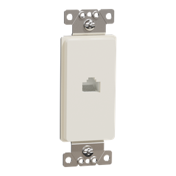SQR87601LA – Data socket, X Series, RJ45, Cat 6, UTP, light almond, matte finish
