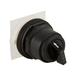 9001SKS88B – Selector switch head, Harmony 9001SK, plastic, standard handle, black, 30mm, 4 positions, stay put