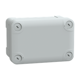 NSYTBP1397 – PC box IP66 IK08 RAL7035 Int.H125W80D65 Ext.H138W93D72 opaque PC cover H20