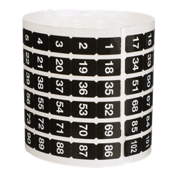 NQ102S – NQ Panelboard Acc. Number Strip Seq, 1-102