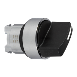 ZB4BD2TQ – 22mm push button, Harmony ZB4, metal base, non illuminated 2 position selector switch, black knob, bulk packed 100