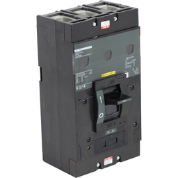 LAL36400V – Circuit breaker, LA, 400A, 3 pole, 600VAC, 22kA, 250VDC, 10kA, lugs, Visi-blade