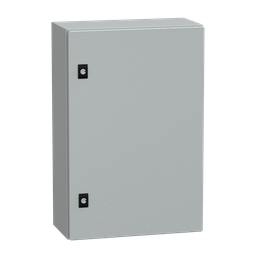 NSYCRN64200P – PanelSeT CRN plain door with mount.plate. H600xW400xD200 IP66 IK10 RAL7035..