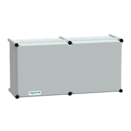 NSYPLSP2754G – PLS box, polyester rear, polyester cover IP66 27x54x18cm