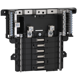 QON112L125PI – Load center interior, QO, mounting base, 1 phase, 12 spaces, 125A main lugs, PoN, OEM, neutral busbar