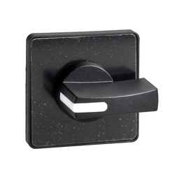 KAG3H – Cam switch Operating head, Harmony K, for multifixing, plastic, matt black, 45 x 45 mm, black handle, blank for engraving