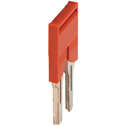 NSYTRAL62 – Plug-in bridge, Linergy TR, 2 points, for 6mm² terminal blocks, 2 way, red, set of 10