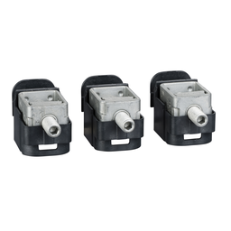 LV429242 – Steel bare cable connectors, ComPacT NSX, for 1 cable 1.5mm² to 95mm², 160A, set of 3 parts