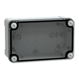 NSYTBP19128T – PC box IP66 IK08 RAL7035 Int.H175W105D80 Ext.H192W121D87 Transp.cover H20