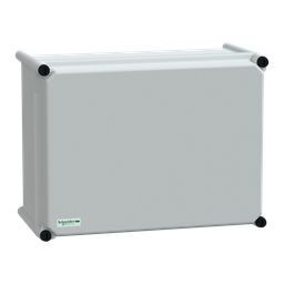 NSYPLSC2736G – PLS box, polyester rear, opaque PC cover IP66 27x36x18cm