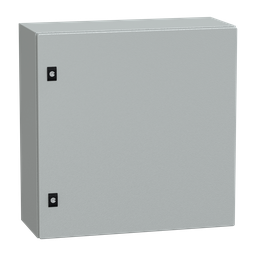 NSYCRN66250P – PanelSeT CRN plain door with mount.plate. H600xW600xD250 IP66 IK10 RAL7035