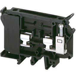 NSYTRV42SF6 – Terminal Blocks, Linergy, fused block, 10A, 600V, screw terminal, for 6.3X32mm fuse, 2 points, black