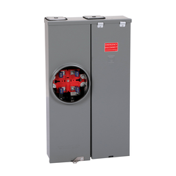 Square D RC1624M100S 100 Amp 1-Phase 3-Wire Surface Mount Overhead/Underground Service Ringless Type Meter Main