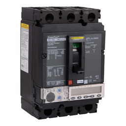 HDF36100U44X – Circuit breaker, PowerPacT H, 100A, 3 pole, 600VAC, 14kA, busbar, Micrologic 6.2A, 80%