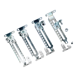 NSYSDCR400 – Set of 4 step slides made of treated steel, D400mm