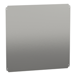 Square D NSYMM88 29.5 Inch x 29.5 Inch Plain Galvanized Steel Mounting Plate