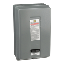 8911DPSG53V09 – Starter, Definite Purpose, nonreversing, 50A, 3 pole, 3 phase, 208V to 240V AC coil, melting alloy overload, NEMA 1