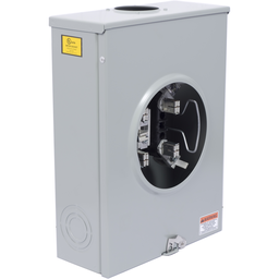 UGHTRS213B – Meter socket, ringless, 1 phase, 3 wire, 5 jaws, Series A, horn bypass, no jaw release
