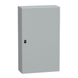 NSYS3D10625P – Wall mounted steel enclosure, PanelSeT S3D, plain door, with mounting plate, 1000x600x250mm, IP66, IK10